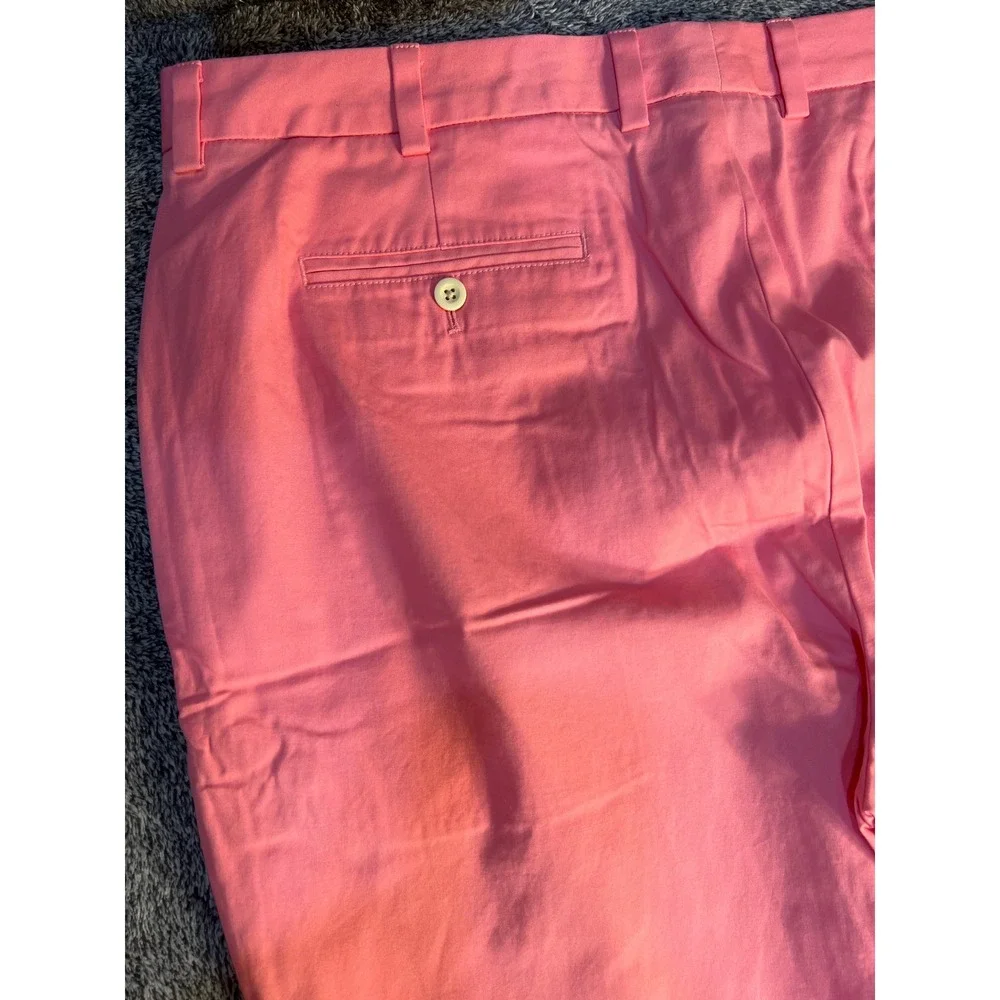 Vineyard Vines Breaker Pants Mens 42x30 Pink Cotton Chino Straight Leg Trousers